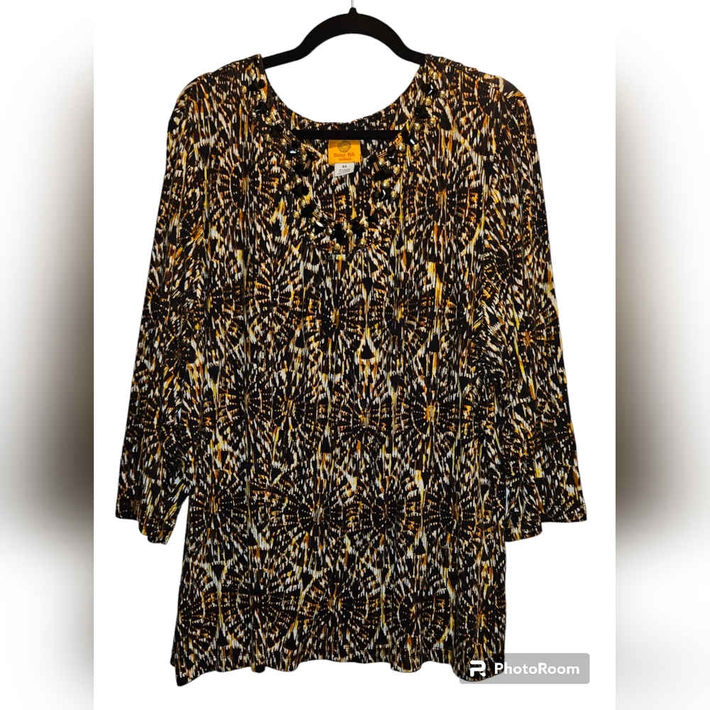 Ruby Road Animal Print Top
